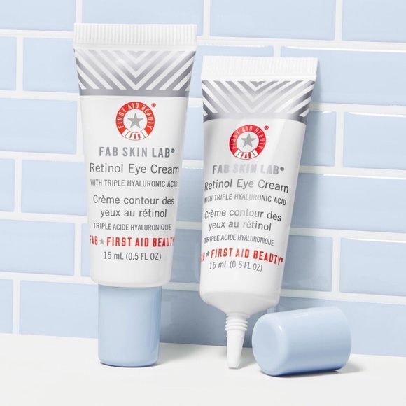 Lot 2pc New FAB FIRST AID BEAUTY Eye Duty Niacinamide Brightening Cream 15ml